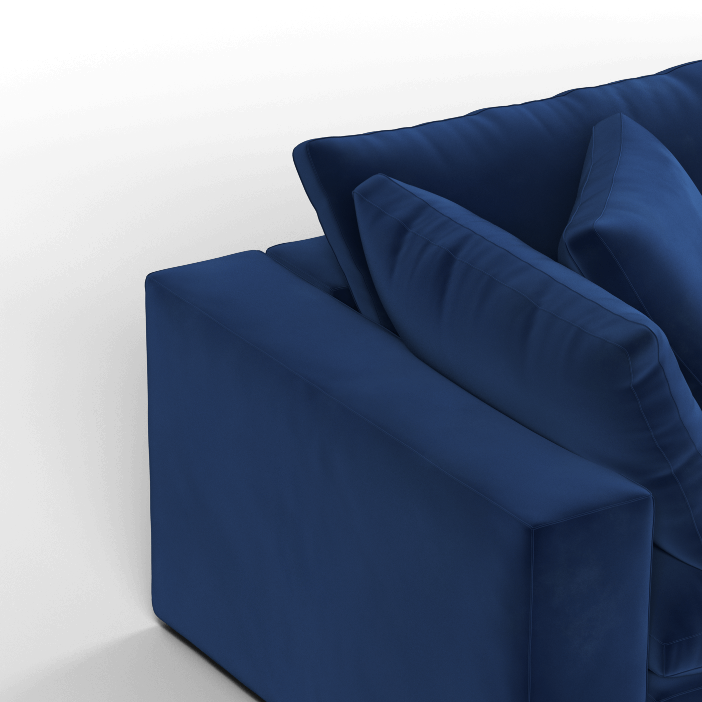 Ari modular corner Sofa with pouffe - Wide fabric range