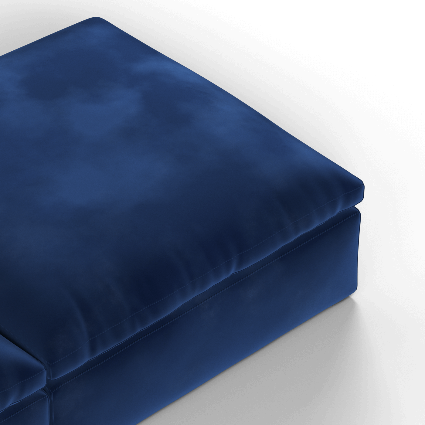 Ari modular corner Sofa with pouffe - Wide fabric range