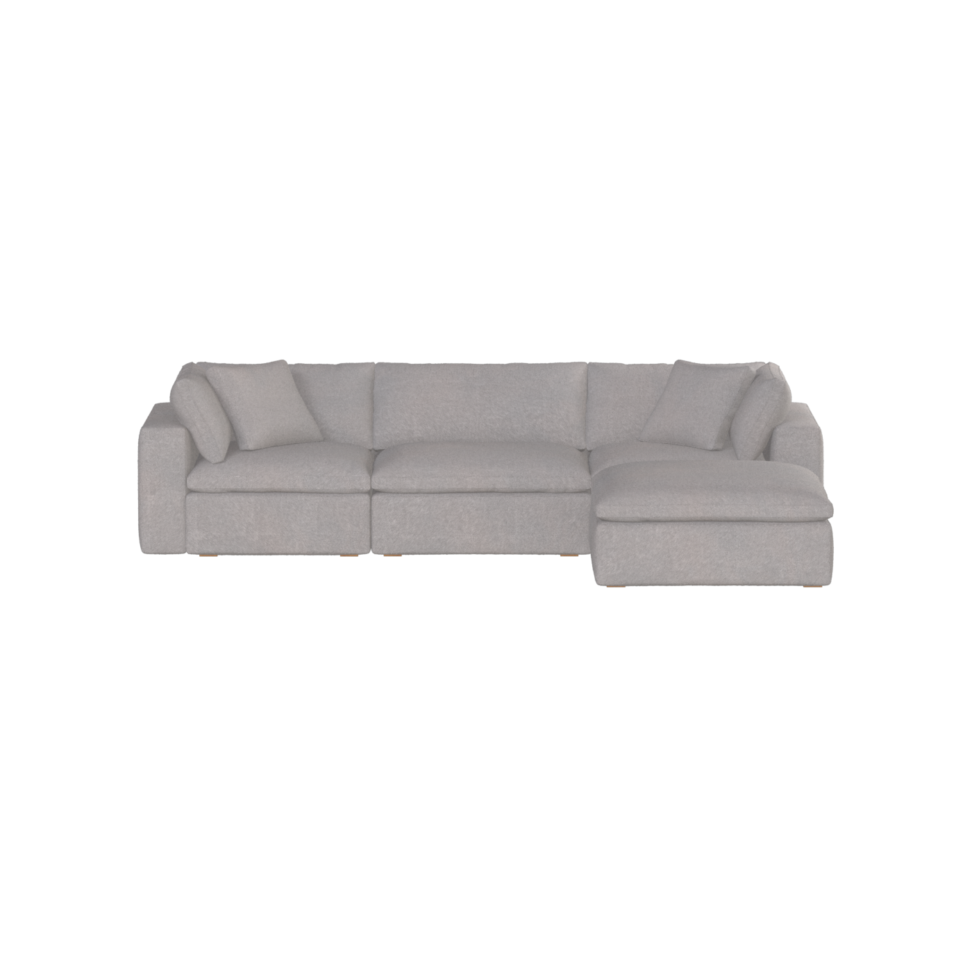 Ari three seater modular corner Sofa With Full Fabric Customisation