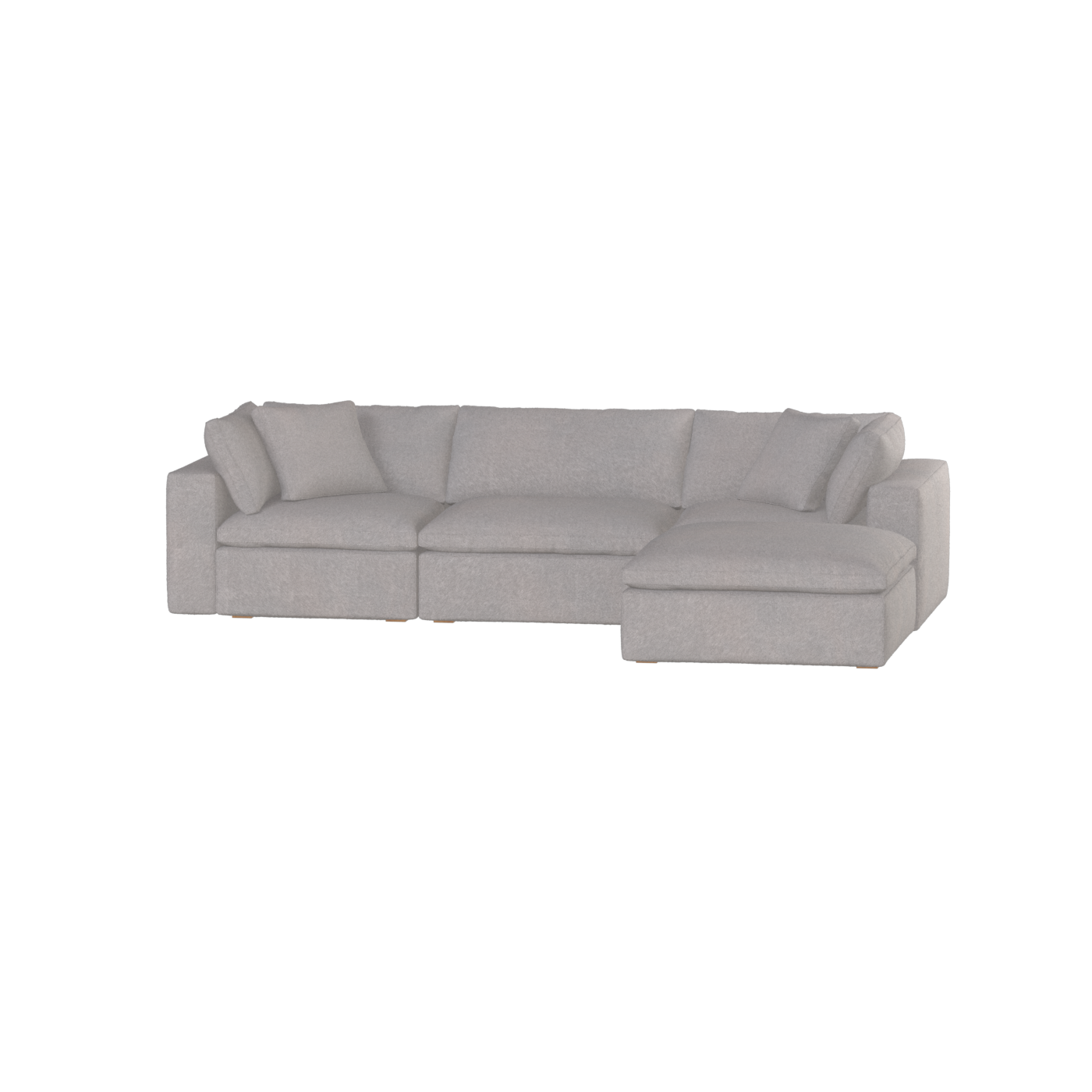 Ari three seater modular corner Sofa With Full Fabric Customisation