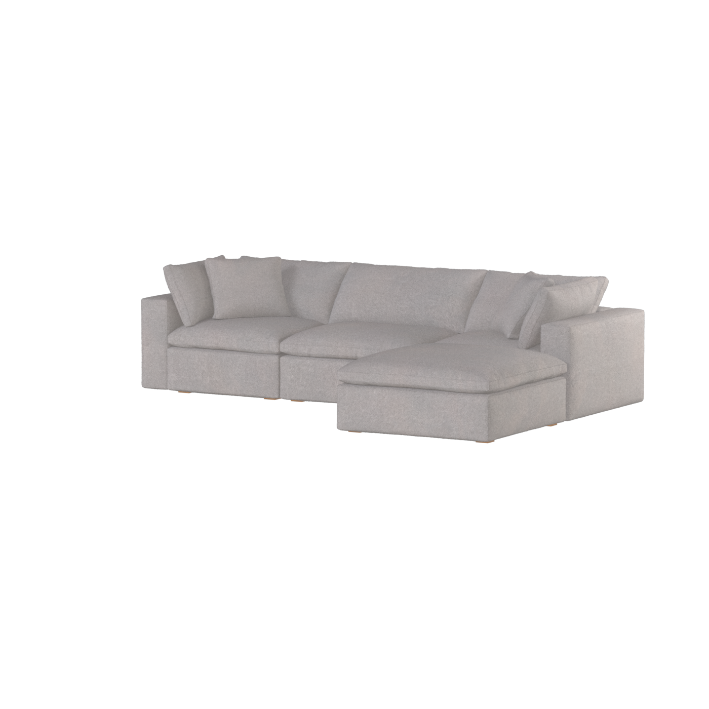 Ari three seater modular corner Sofa With Full Fabric Customisation