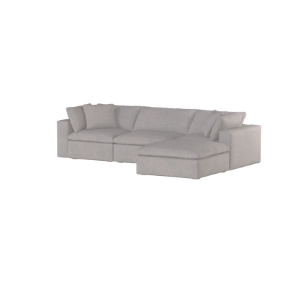 Ari three seater modular corner Sofa With Full Fabric Customisation