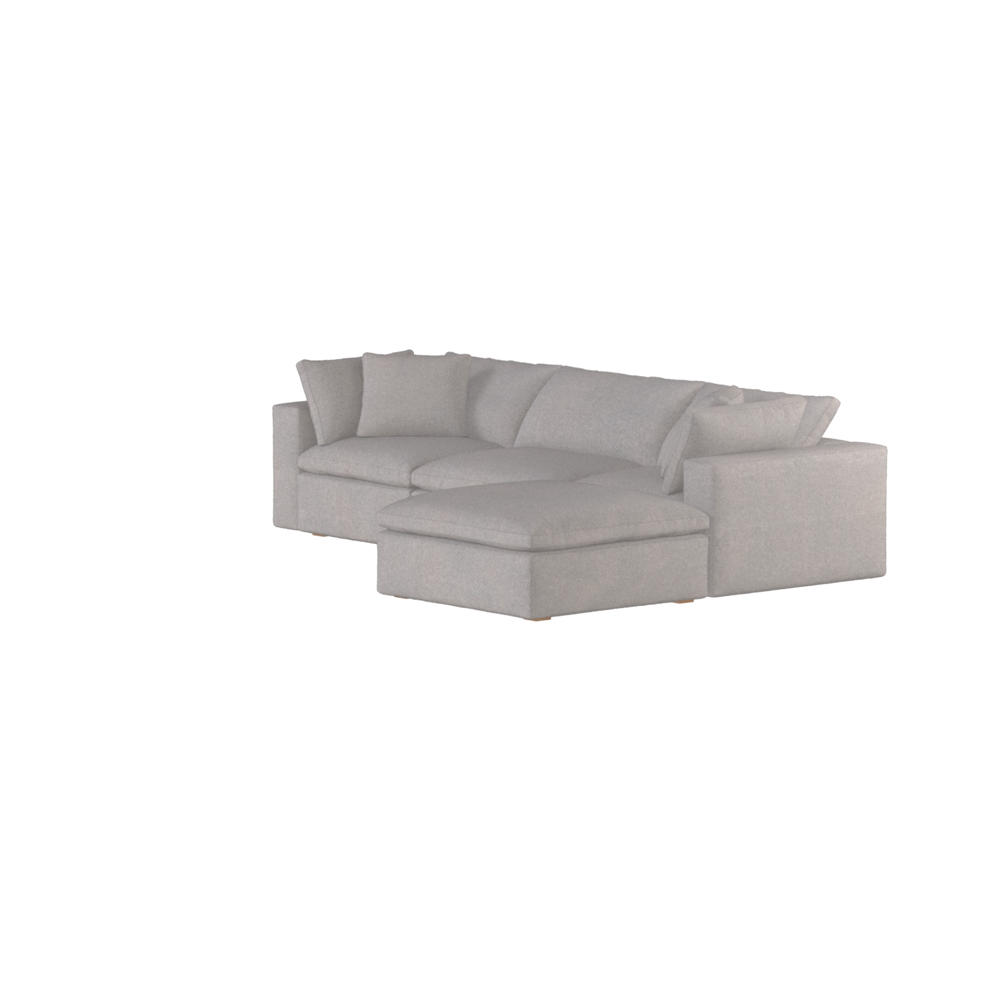 Ari three seater modular corner Sofa With Full Fabric Customisation