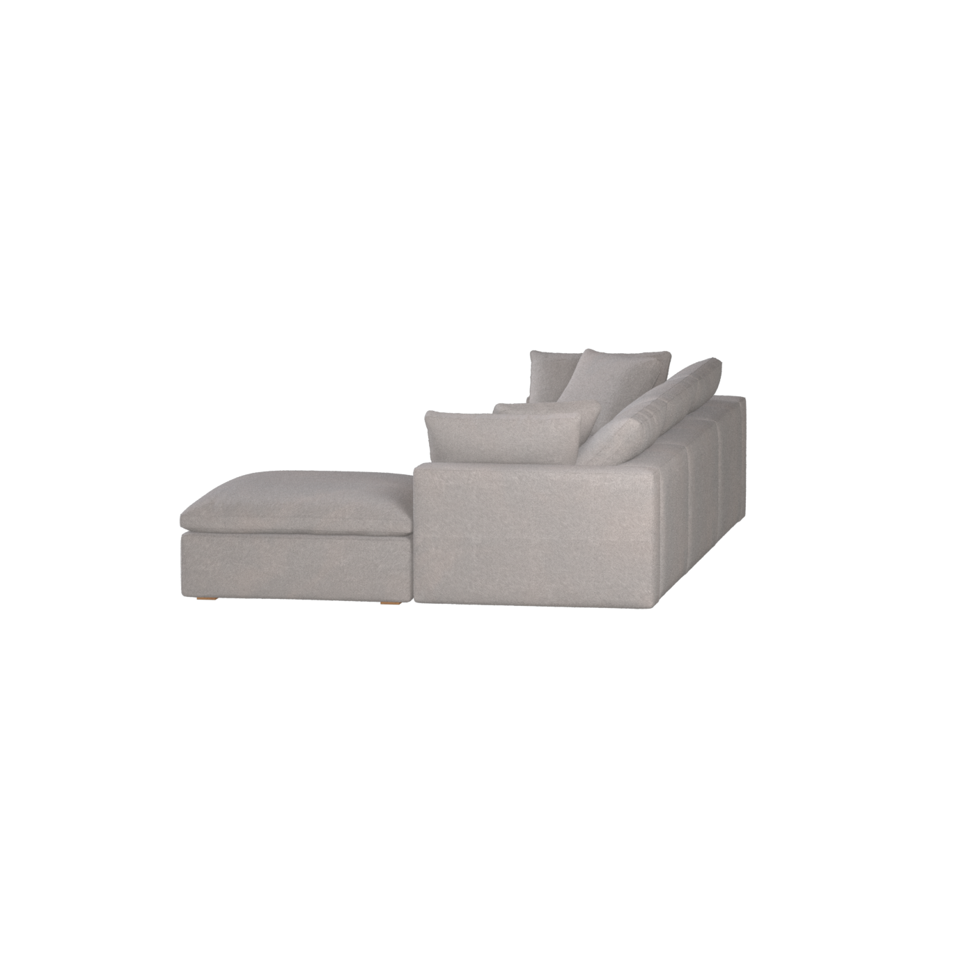 Ari three seater modular corner Sofa With Full Fabric Customisation