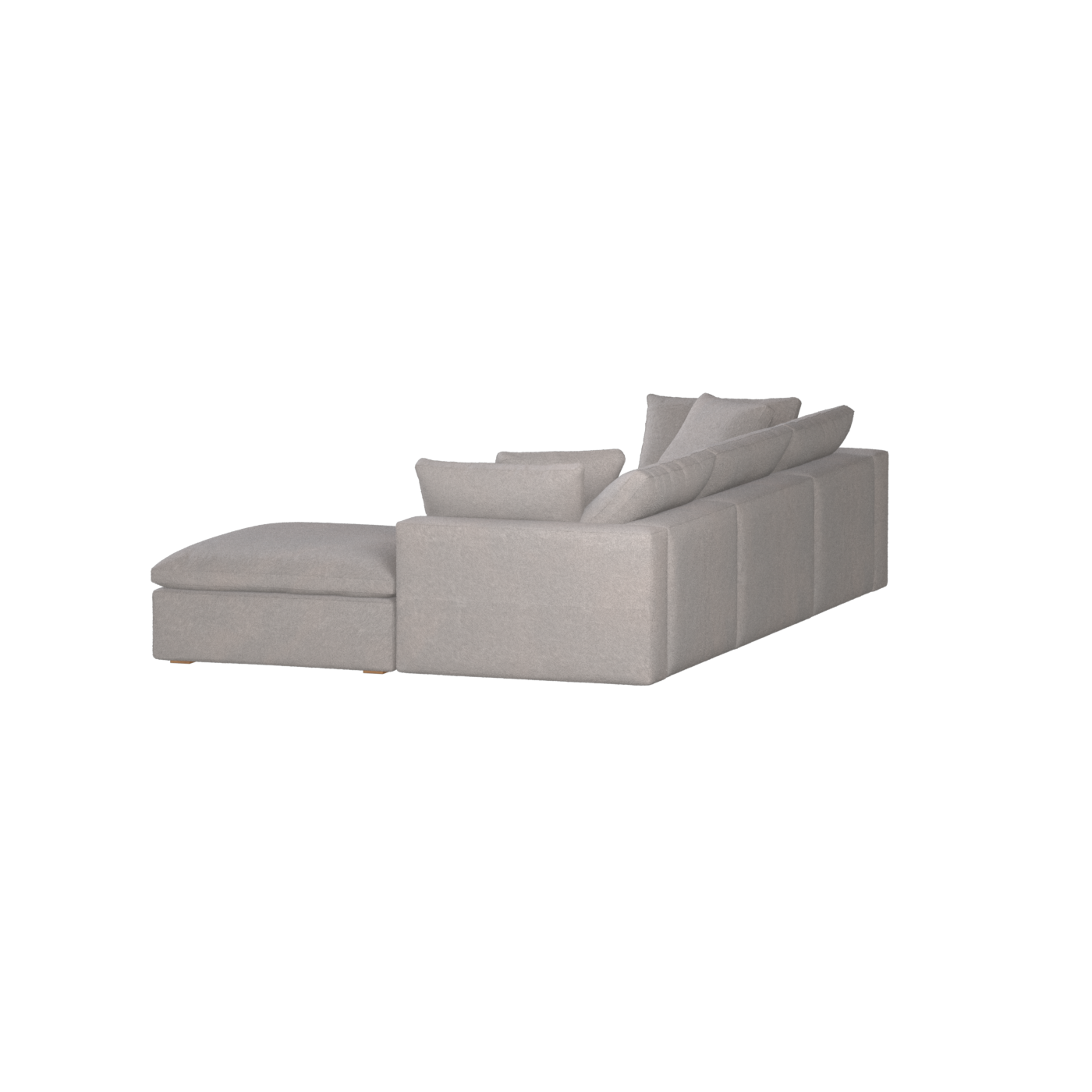 Ari three seater modular corner Sofa With Full Fabric Customisation