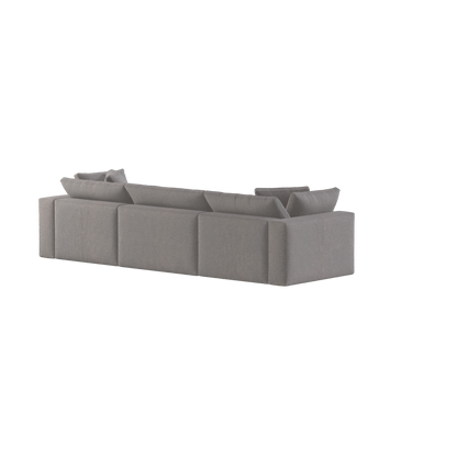 Ari three seater modular corner Sofa With Full Fabric Customisation