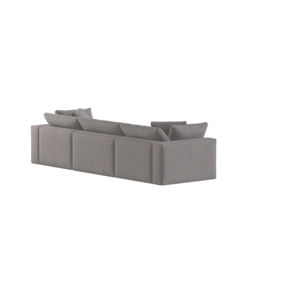 Ari three seater modular corner Sofa With Full Fabric Customisation
