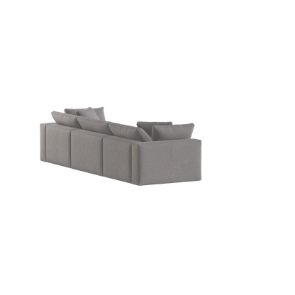 Ari three seater modular corner Sofa With Full Fabric Customisation