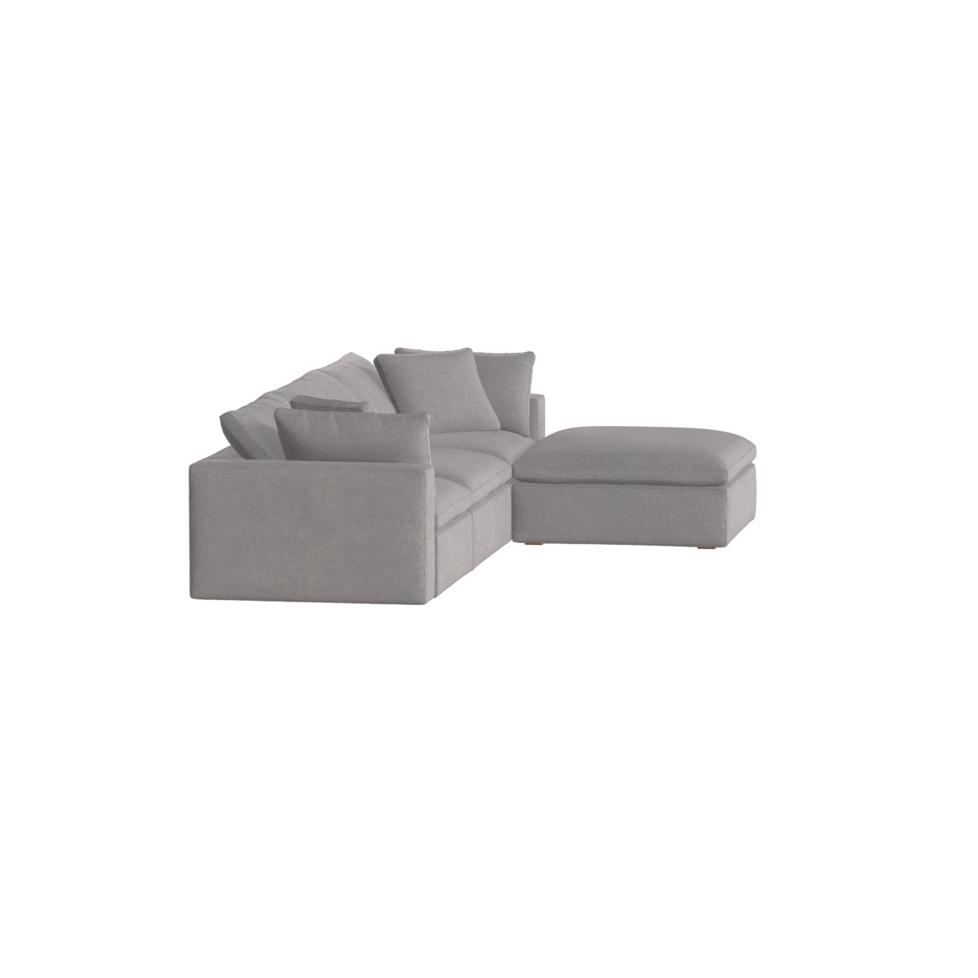 Ari three seater modular corner Sofa With Full Fabric Customisation