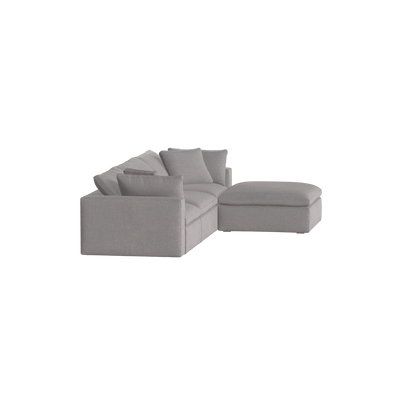 Ari three seater modular corner Sofa With Full Fabric Customisation