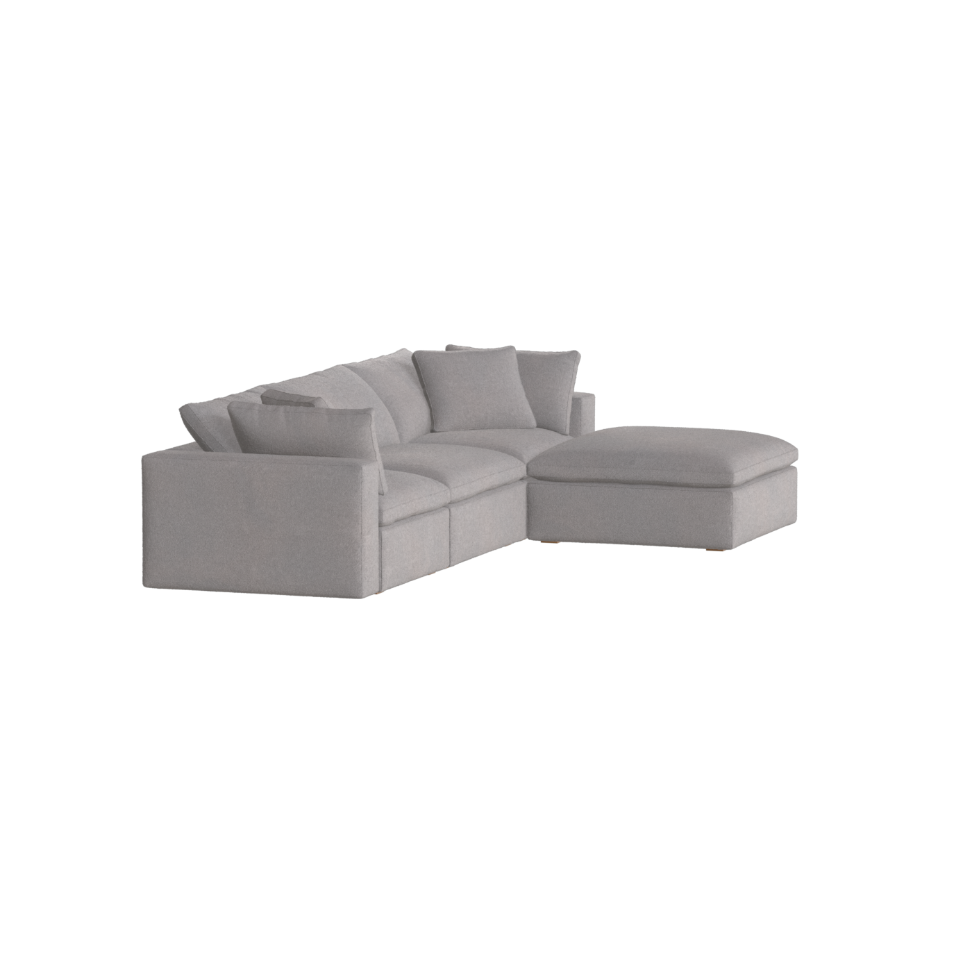 Ari three seater modular corner Sofa With Full Fabric Customisation