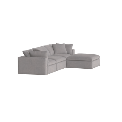 Ari three seater modular corner Sofa With Full Fabric Customisation