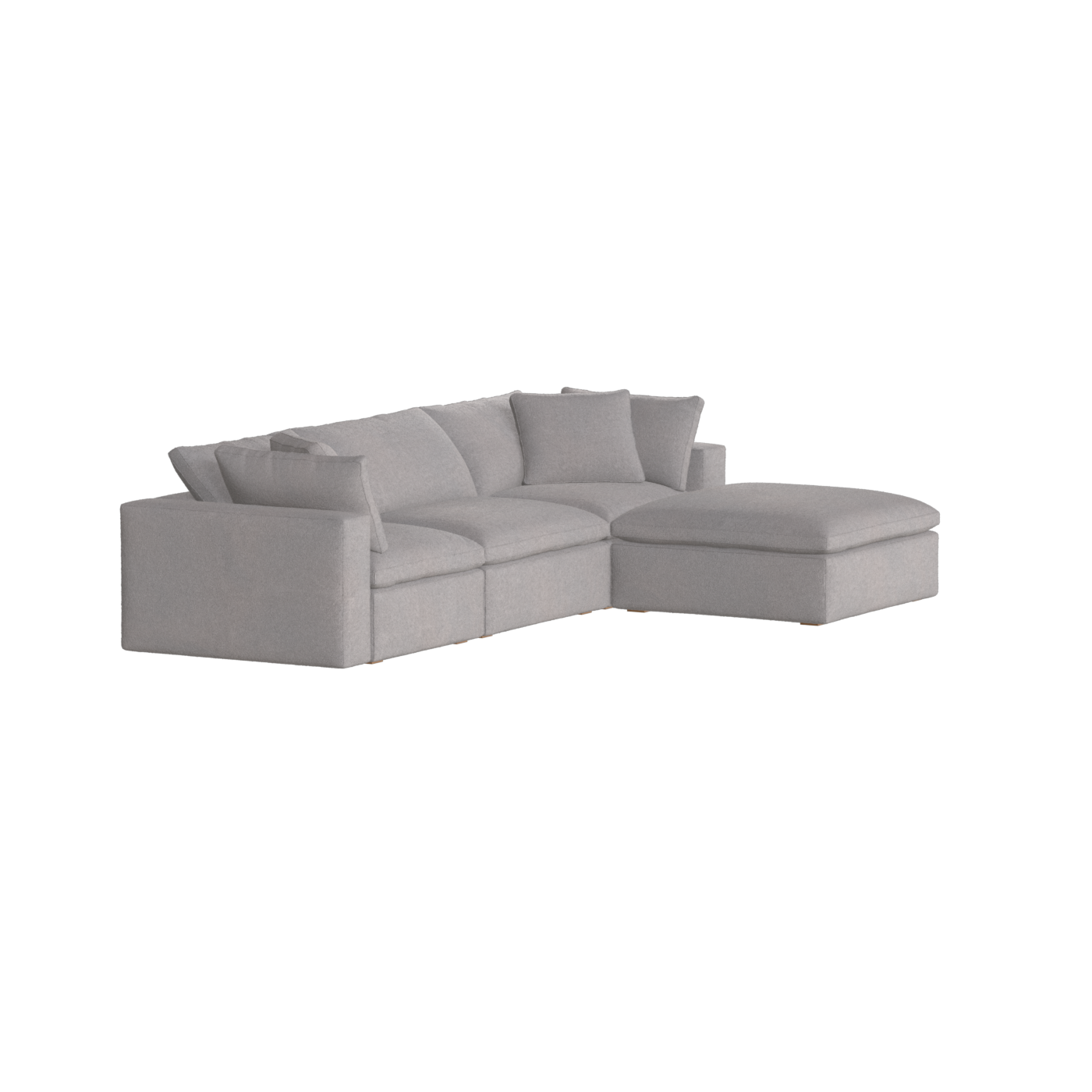 Ari three seater modular corner Sofa With Full Fabric Customisation