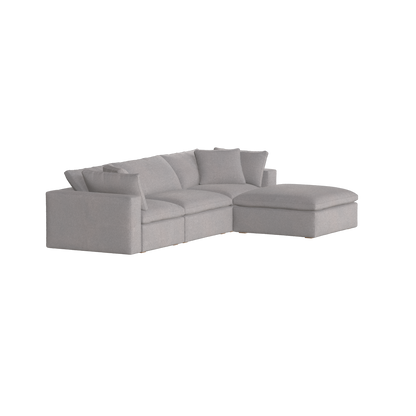 Ari three seater modular corner Sofa With Full Fabric Customisation