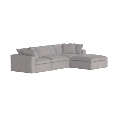 Ari three seater modular corner Sofa With Full Fabric Customisation