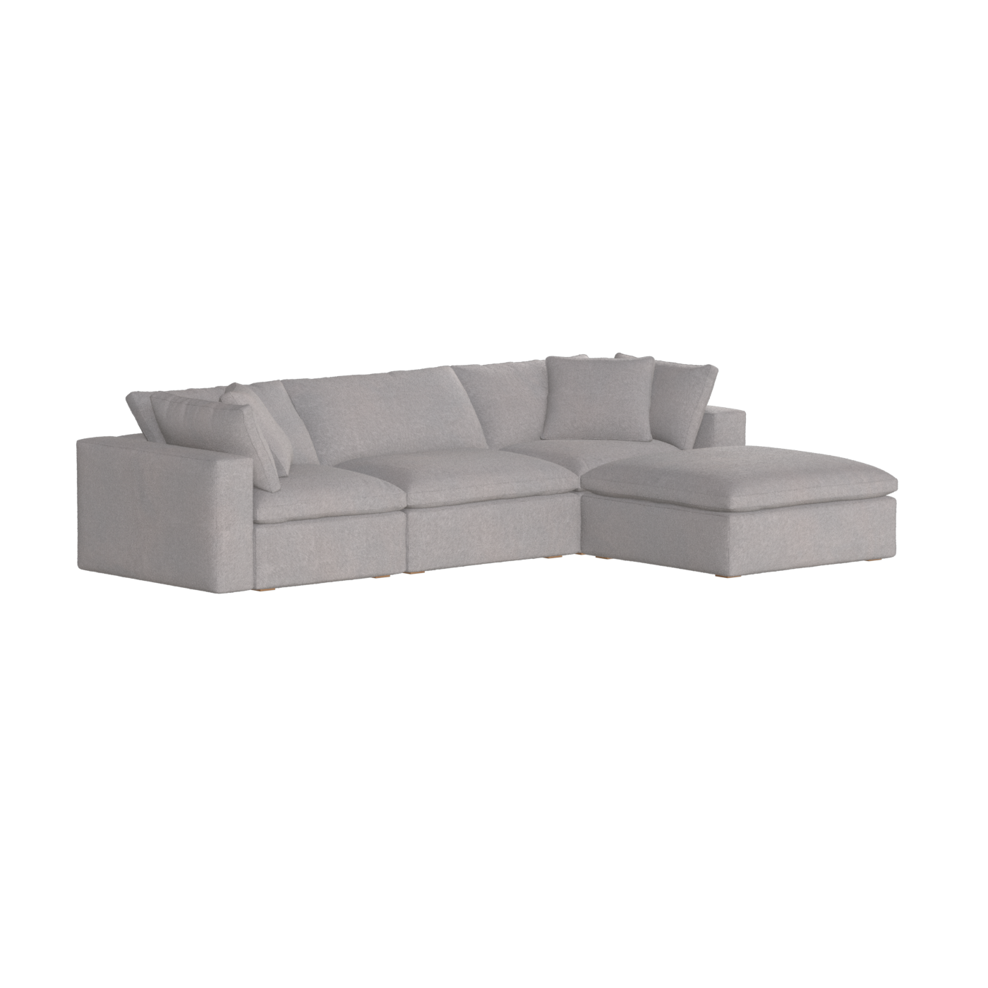 Ari three seater modular corner Sofa With Full Fabric Customisation