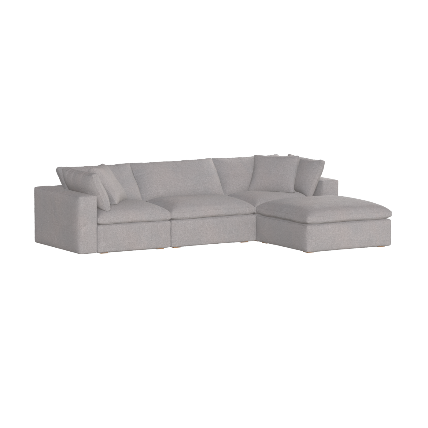 Ari three seater modular corner Sofa With Full Fabric Customisation