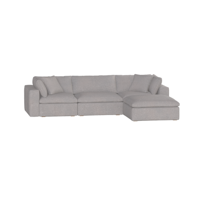 Ari three seater modular corner Sofa With Full Fabric Customisation