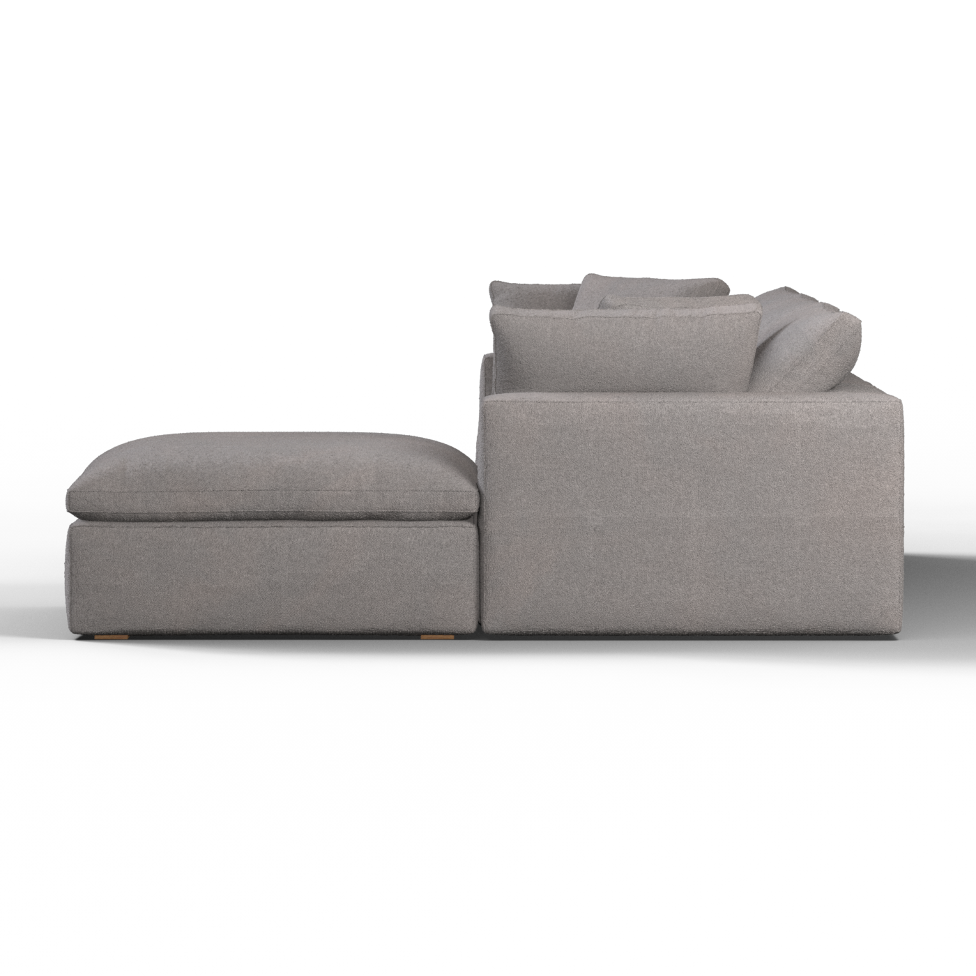 Ari three seater modular corner Sofa With Full Fabric Customisation