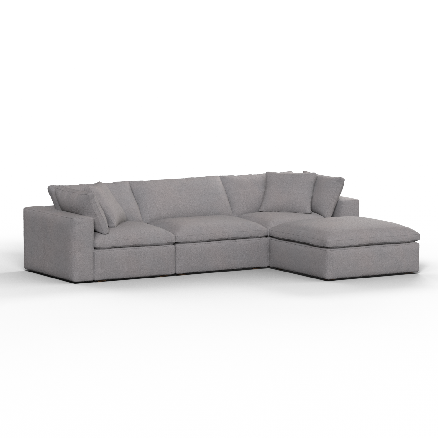 Ari three seater modular corner Sofa With Full Fabric Customisation