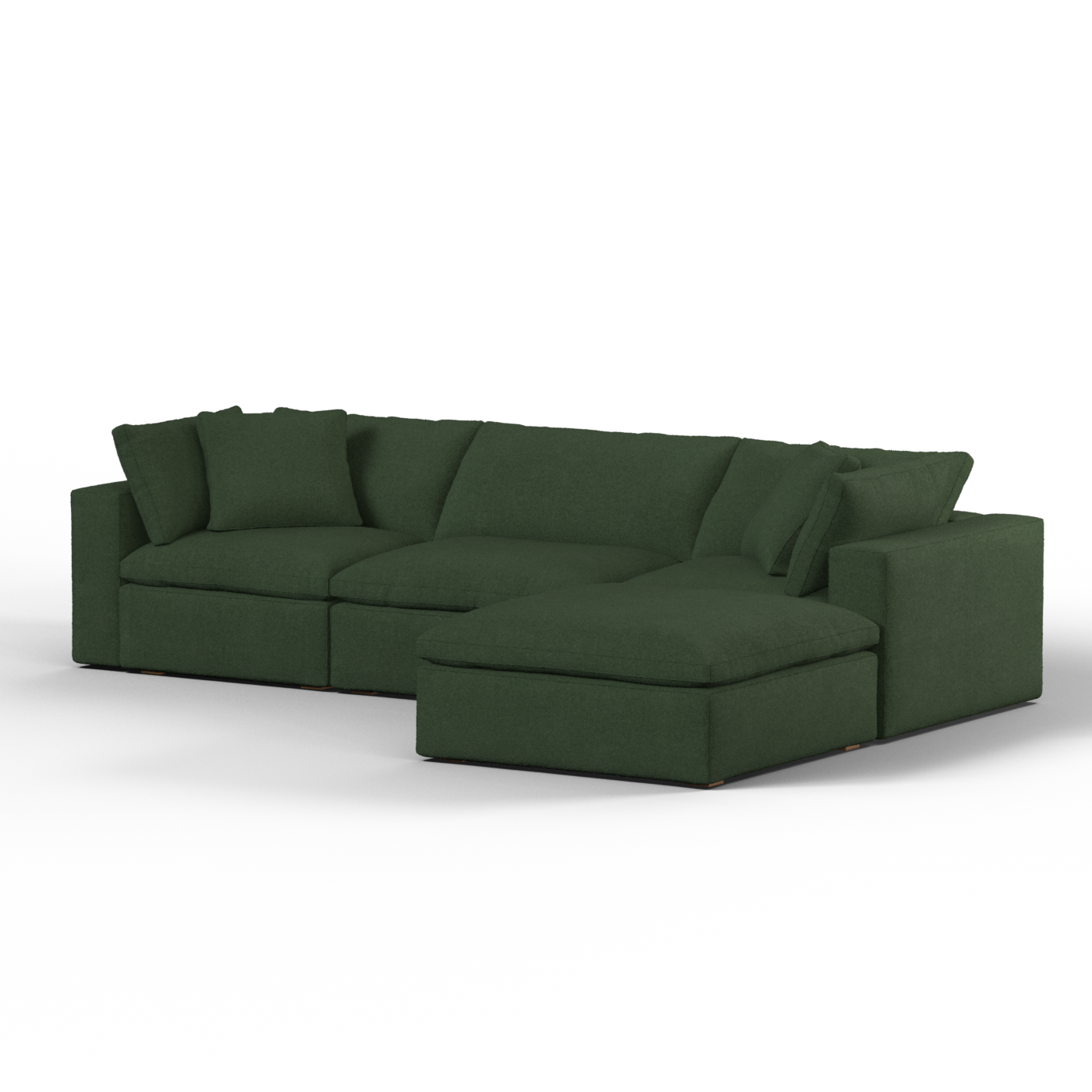 Ari three seater modular corner Sofa With Full Fabric Customisation