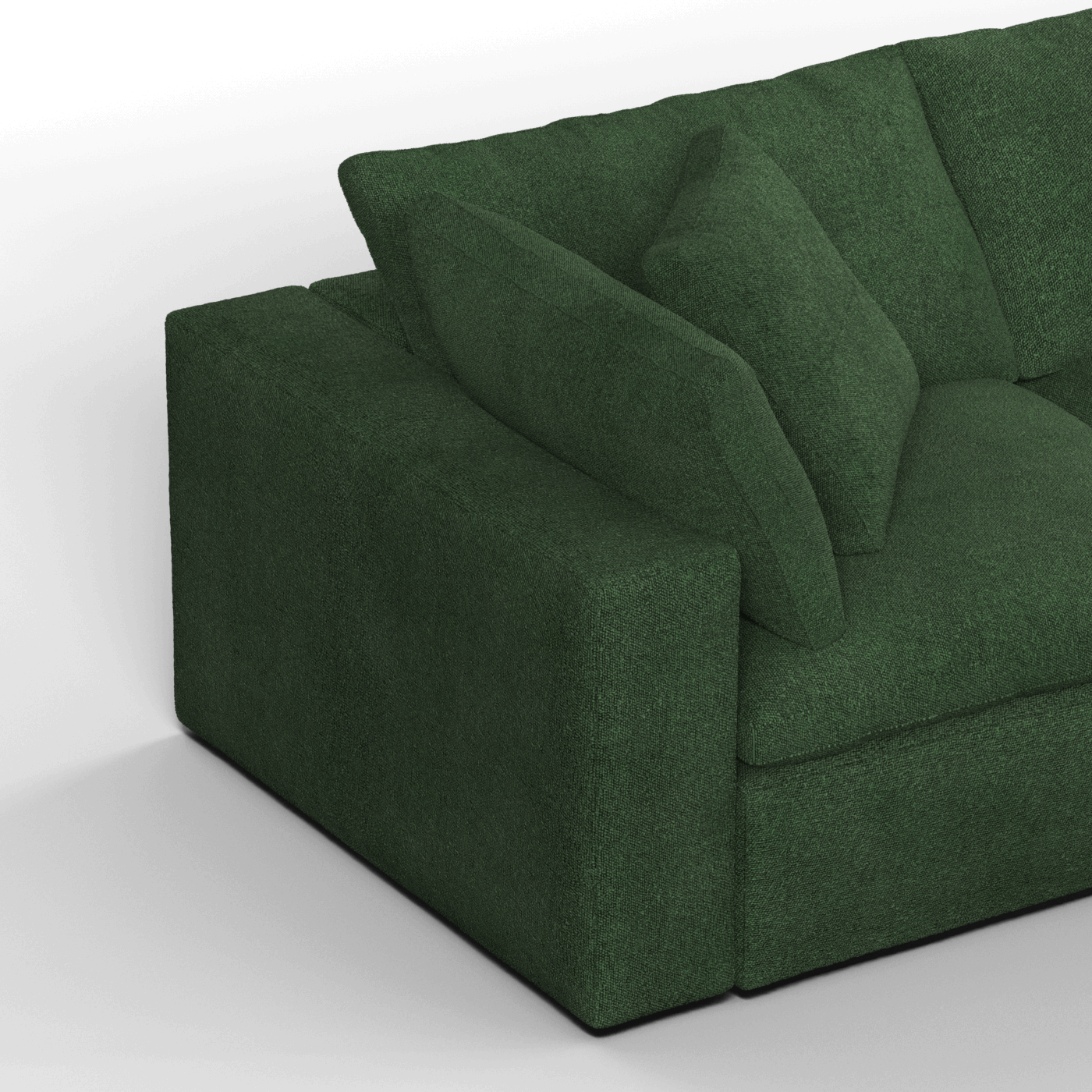 Ari three seater modular corner Sofa With Full Fabric Customisation