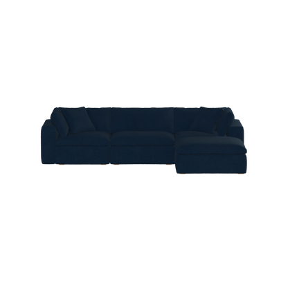 Ari three seater modular corner Sofa With Full Fabric Customisation