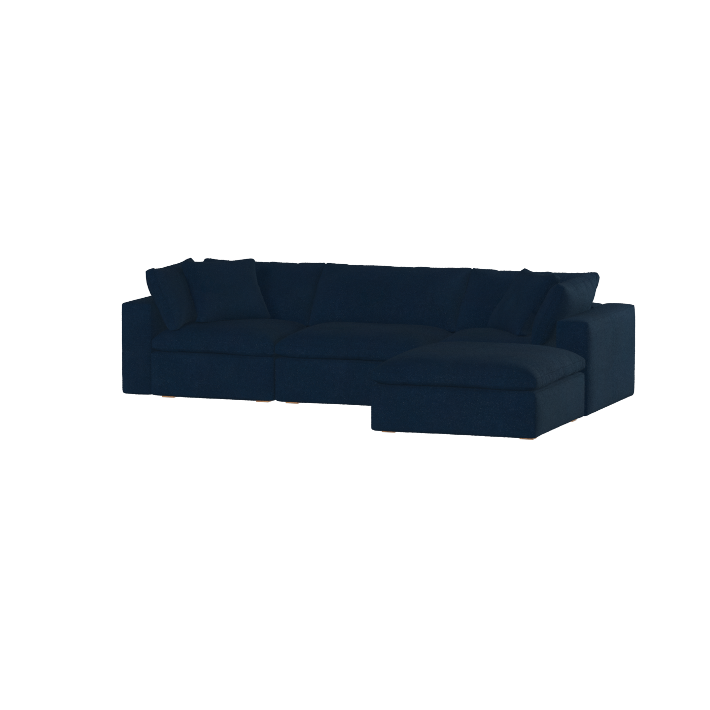 Ari three seater modular corner Sofa With Full Fabric Customisation