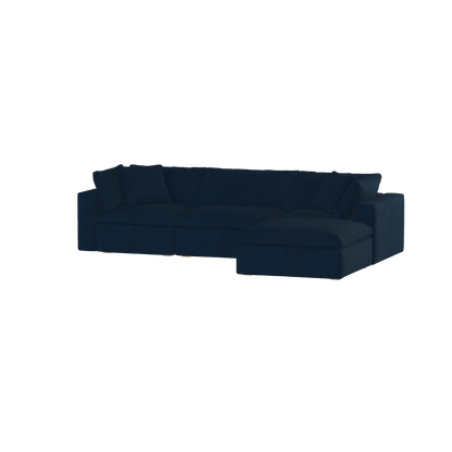 Ari three seater modular corner Sofa With Full Fabric Customisation