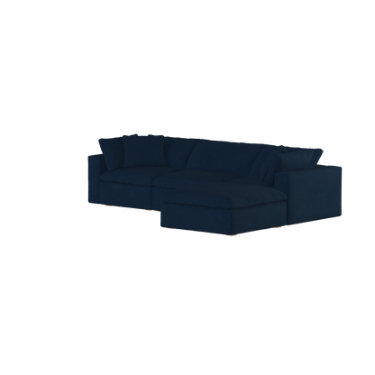 Ari three seater modular corner Sofa With Full Fabric Customisation