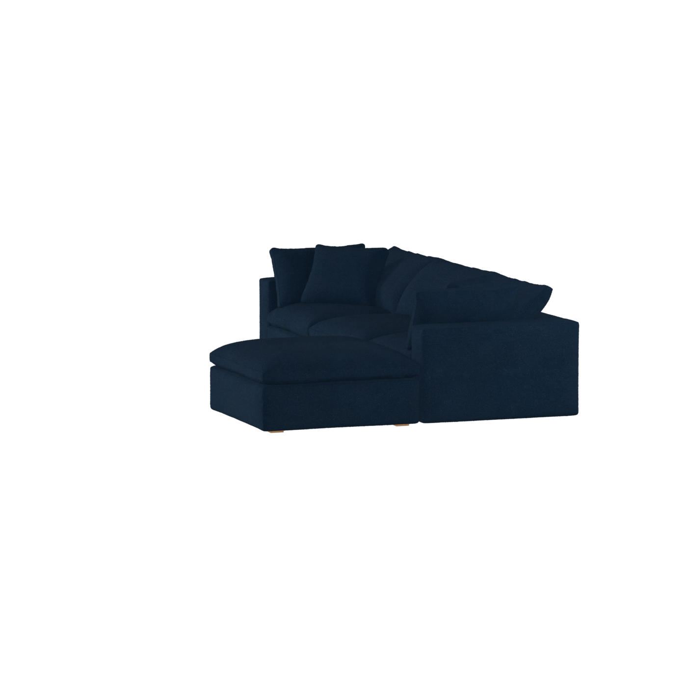 Ari three seater modular corner Sofa With Full Fabric Customisation