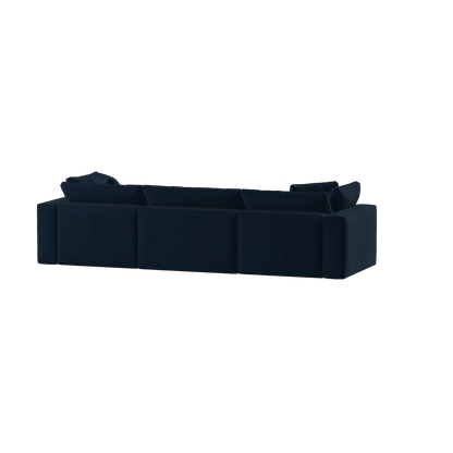 Ari three seater modular corner Sofa With Full Fabric Customisation