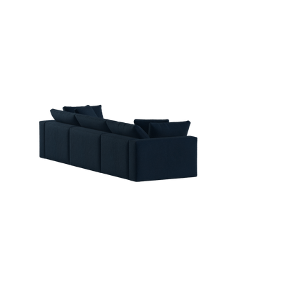 Ari three seater modular corner Sofa With Full Fabric Customisation