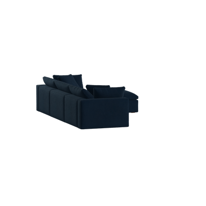 Ari three seater modular corner Sofa With Full Fabric Customisation