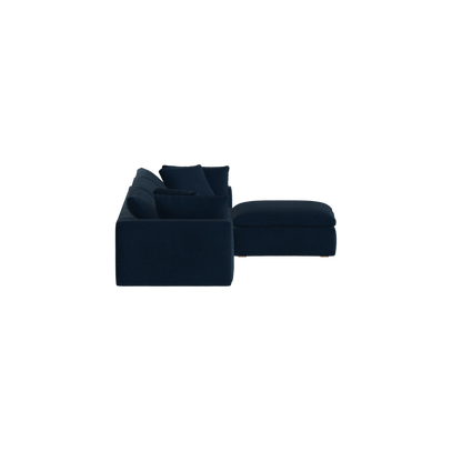 Ari three seater modular corner Sofa With Full Fabric Customisation