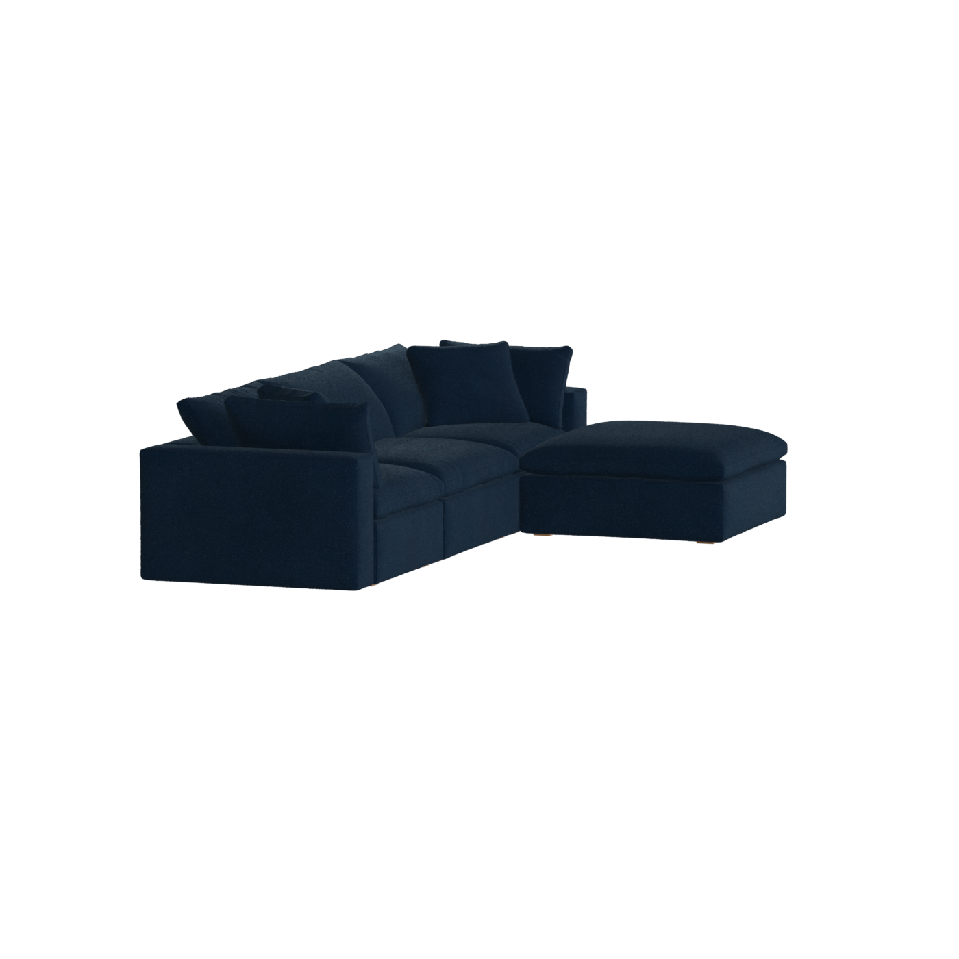 Ari three seater modular corner Sofa With Full Fabric Customisation