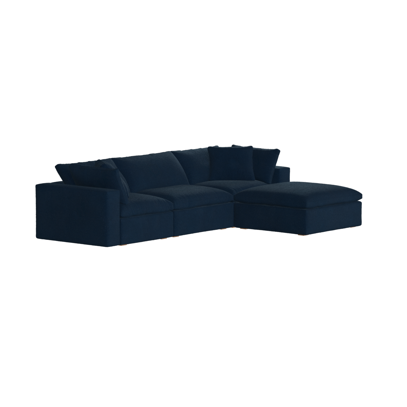 Ari three seater modular corner Sofa With Full Fabric Customisation