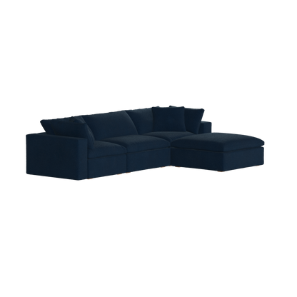 Ari three seater modular corner Sofa With Full Fabric Customisation