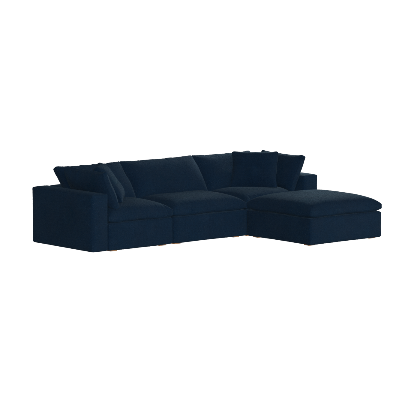 Ari three seater modular corner Sofa With Full Fabric Customisation