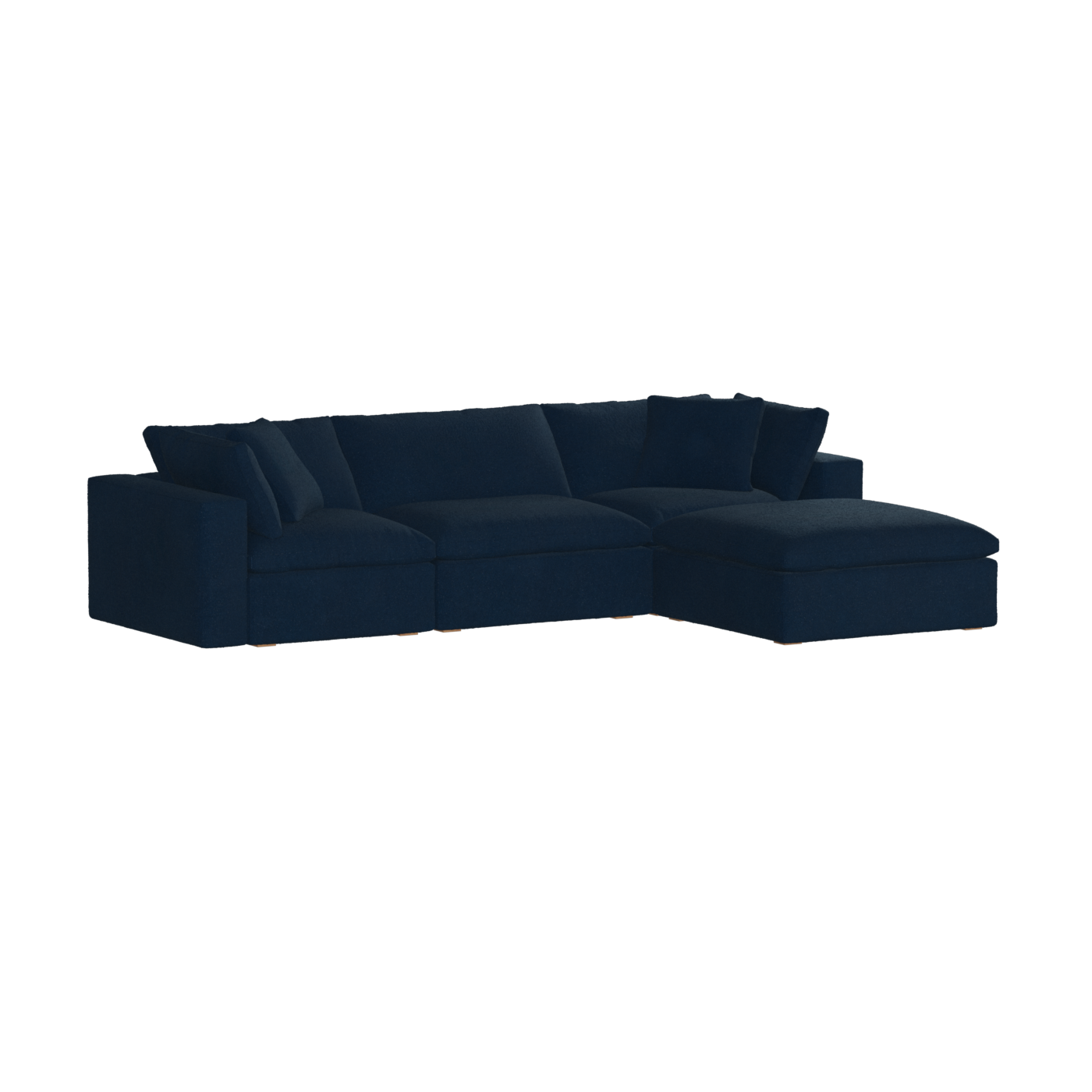 Ari three seater modular corner Sofa With Full Fabric Customisation