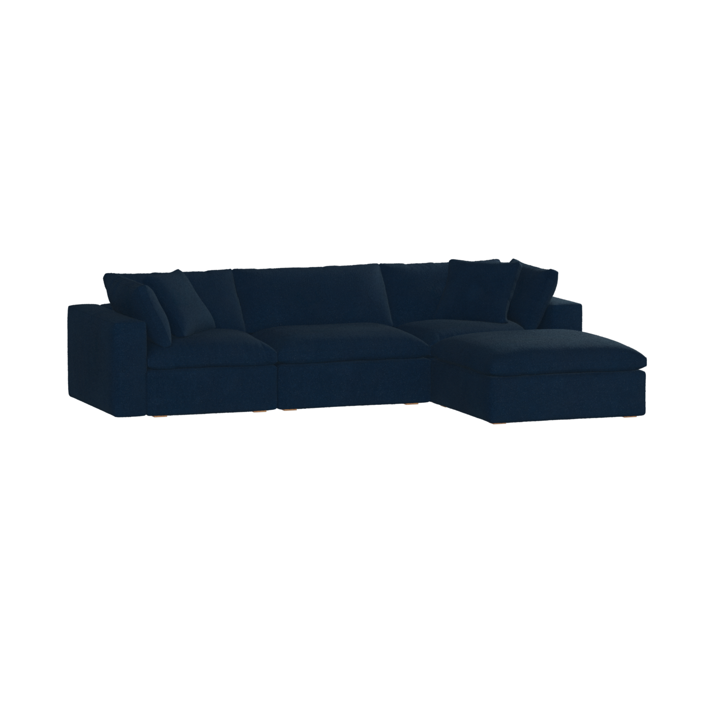 Ari three seater modular corner Sofa With Full Fabric Customisation
