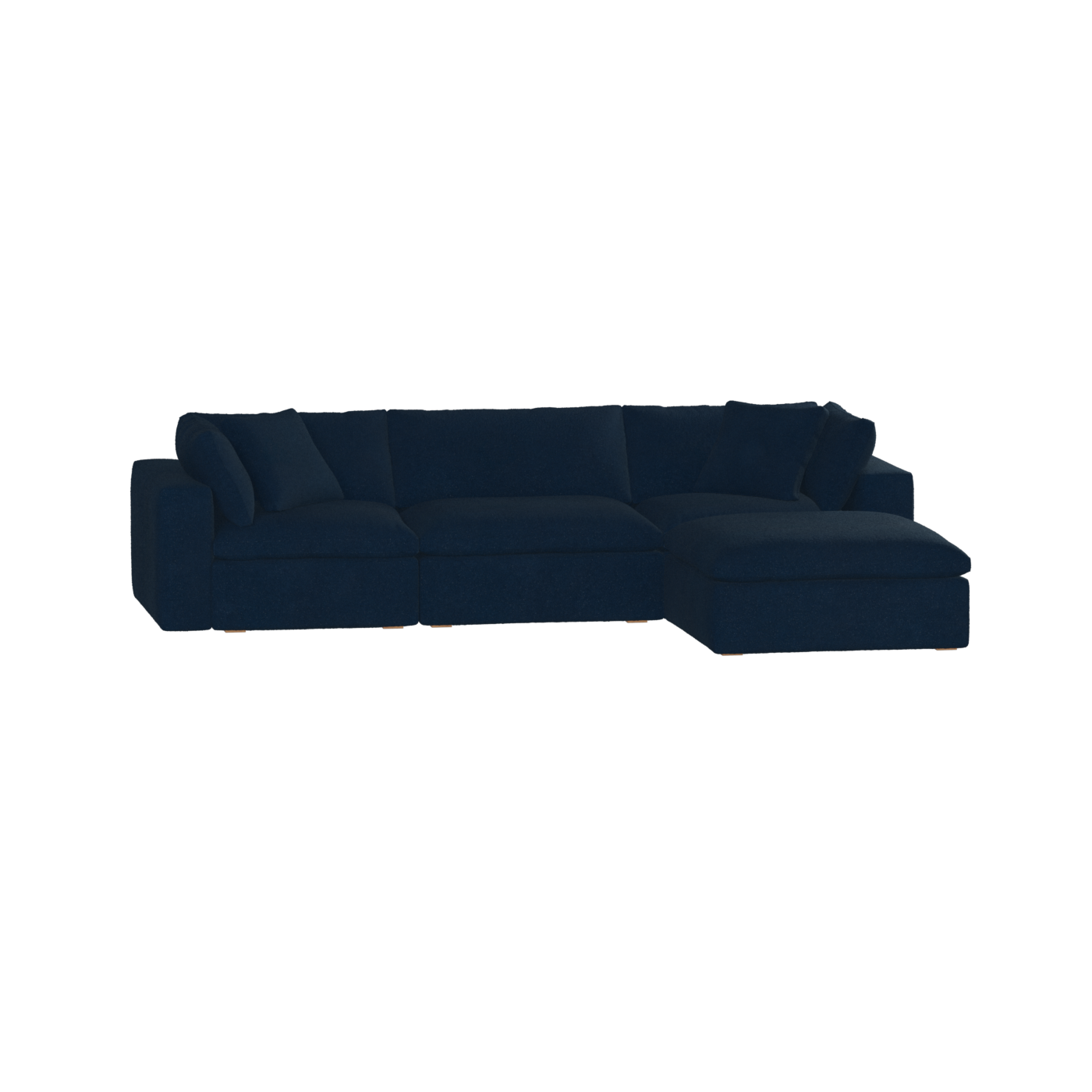 Ari three seater modular corner Sofa With Full Fabric Customisation