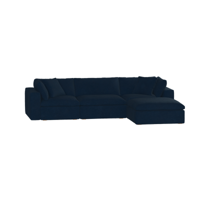 Ari three seater modular corner Sofa With Full Fabric Customisation