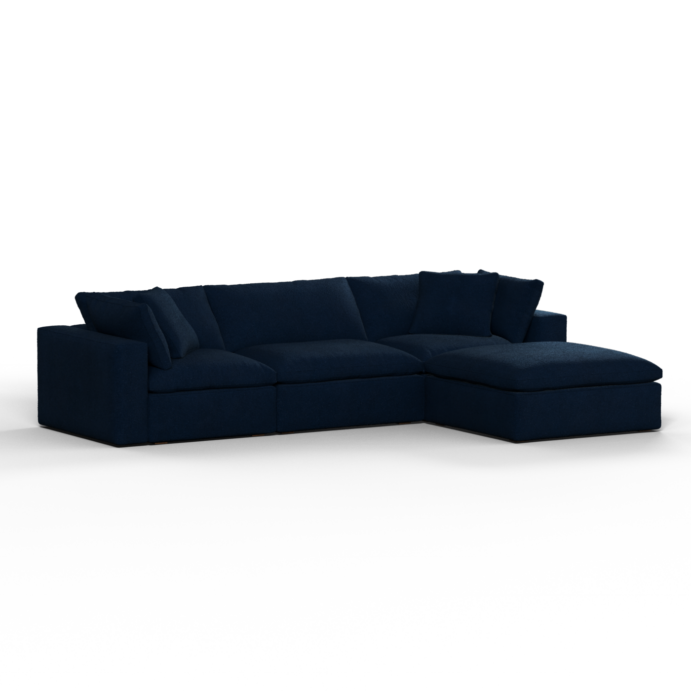 Ari three seater modular corner Sofa With Full Fabric Customisation