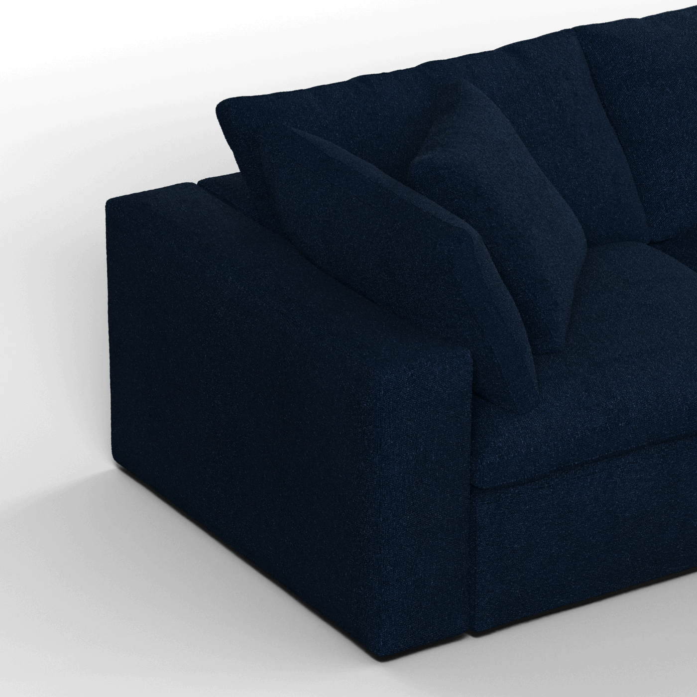 Ari three seater modular corner Sofa With Full Fabric Customisation