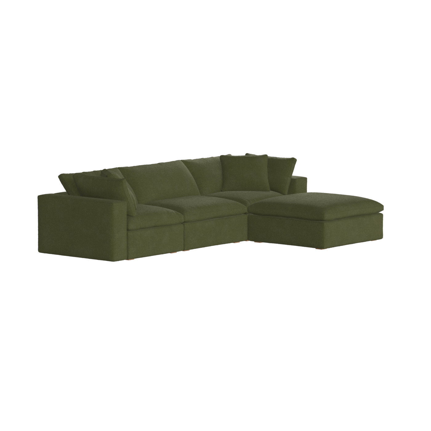 Ari three seater modular corner Sofa With Full Fabric Customisation