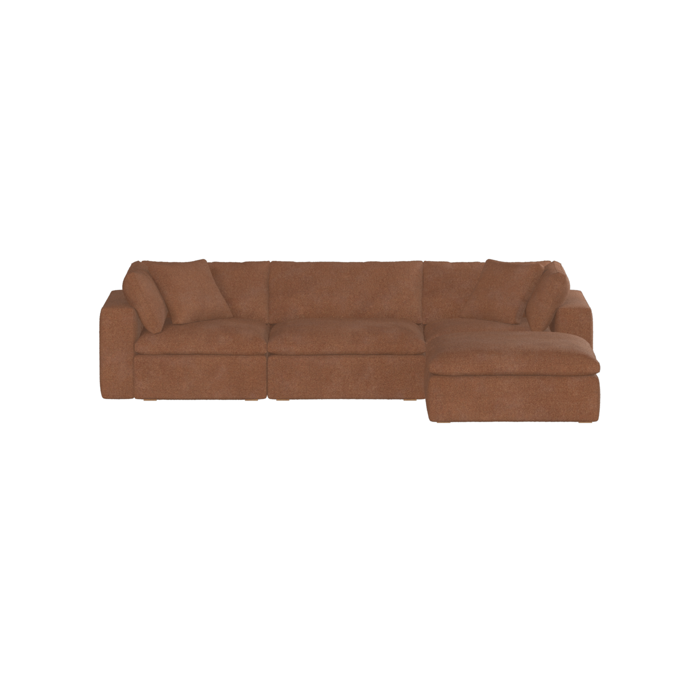 Ari three seater modular corner Sofa With Full Fabric Customisation