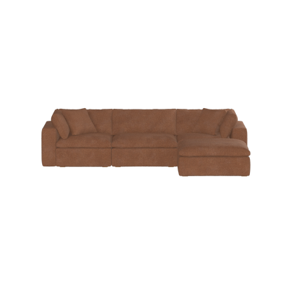 Ari three seater modular corner Sofa With Full Fabric Customisation