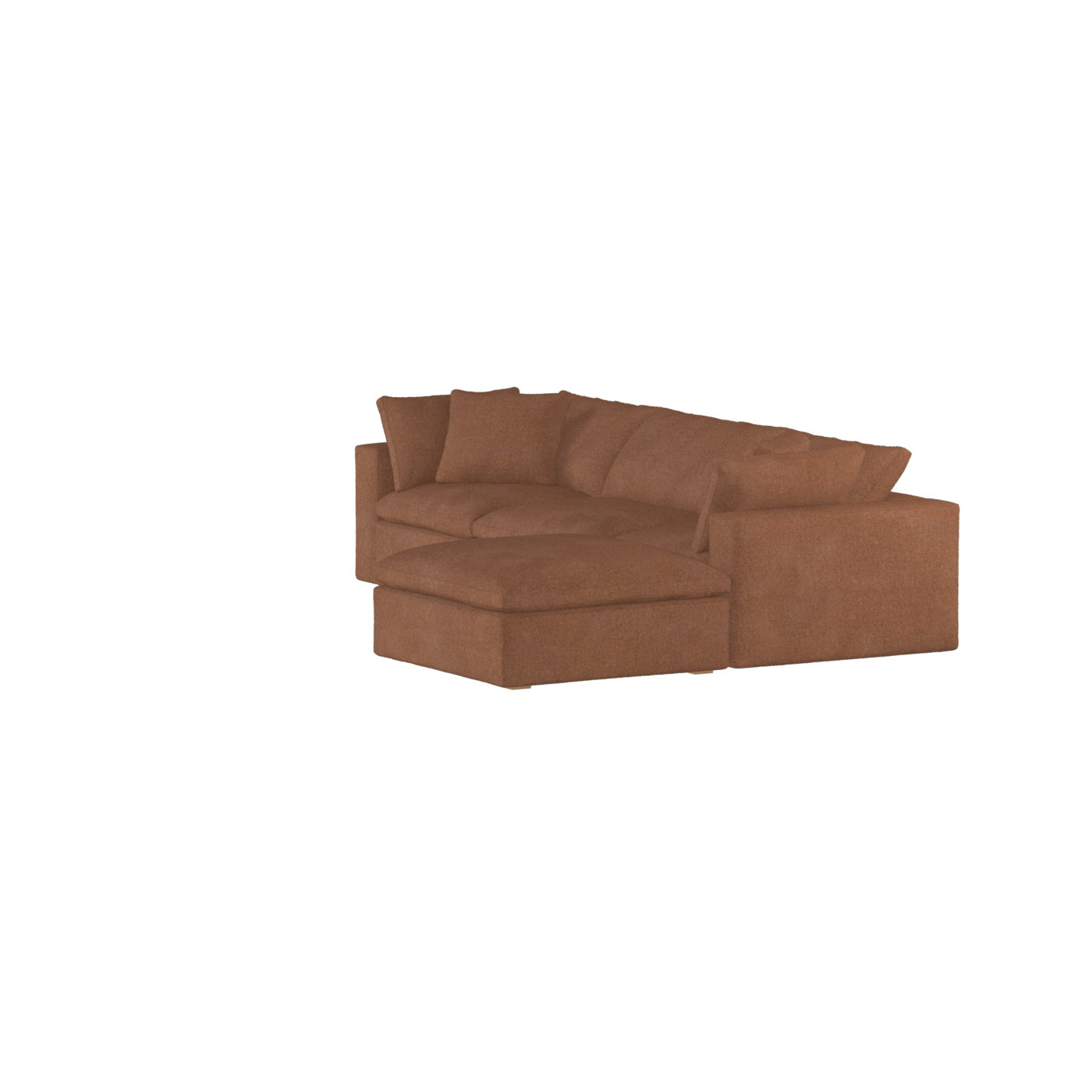 Ari three seater modular corner Sofa With Full Fabric Customisation