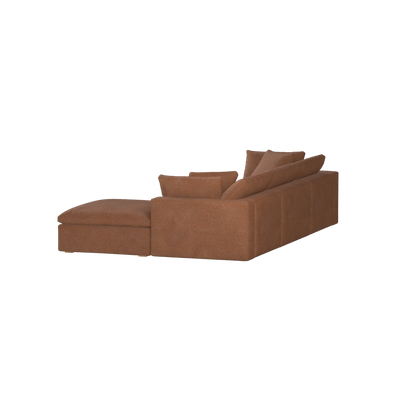 Ari three seater modular corner Sofa With Full Fabric Customisation